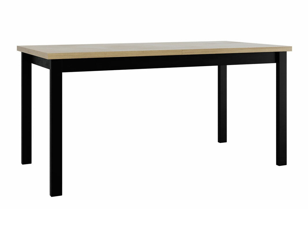 Asztal Alba 4 90 x 160/200 (Diesel 90 x 160/200 4), Munkalap színe: Sonoma tölgy , Lábak színe: Fekete