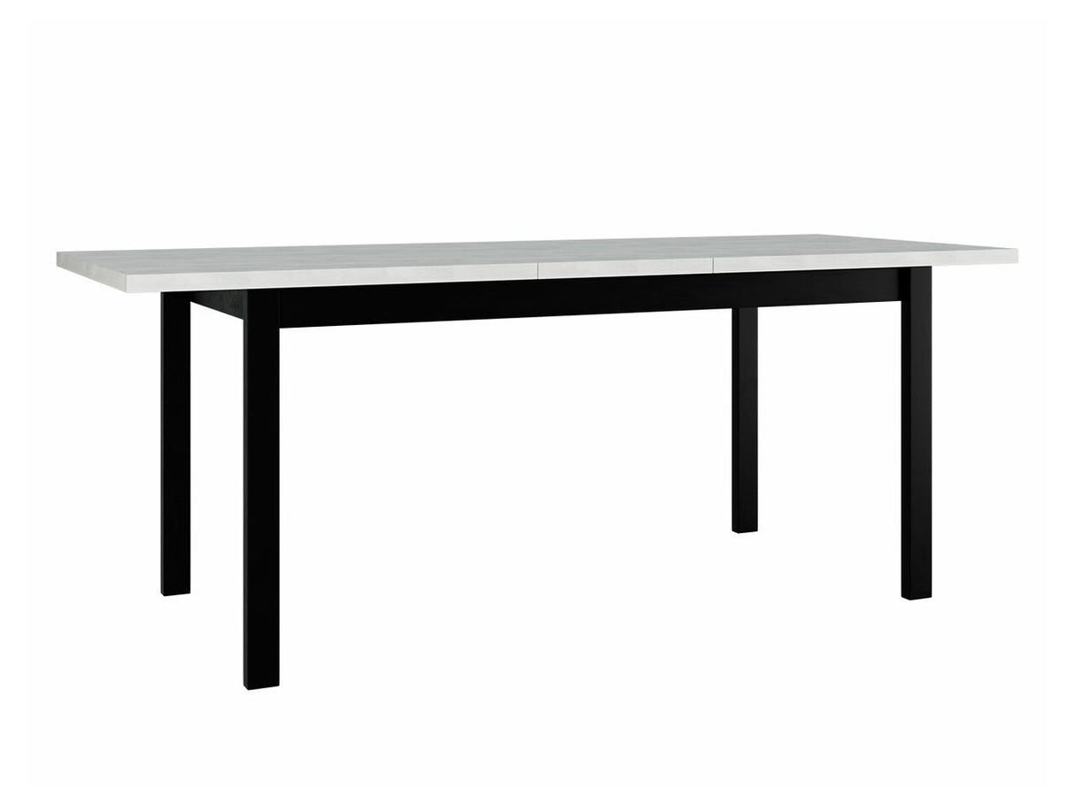 Asztal Alba 4 90 x 160/200 (Diesel 90 x 160/200 4), Munkalap színe: Grandson tölgy, Lábak színe: Fekete