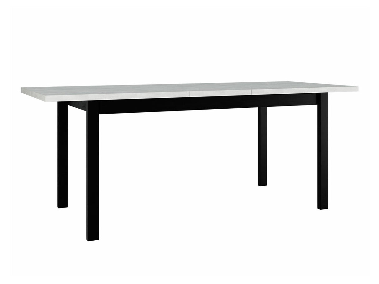 Asztal Alba 4 90 x 160/200 (Diesel 90 x 160/200 4), Munkalap színe: Fehér , Lábak színe: Fehér