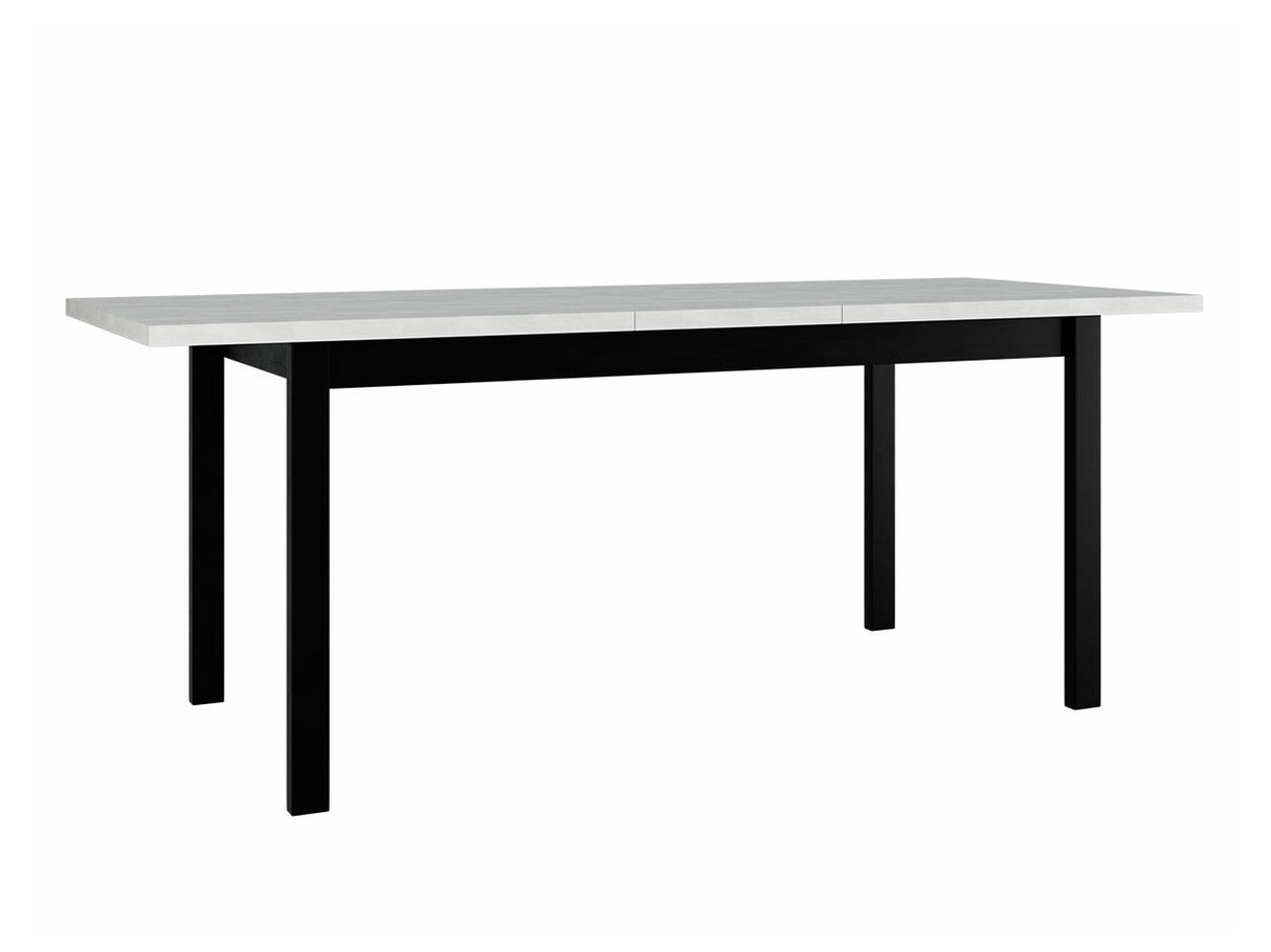 Asztal Alba 4 90 x 160/200 (Diesel 90 x 160/200 4), Munkalap színe: Artisan tölgy, Lábak színe: Fehér