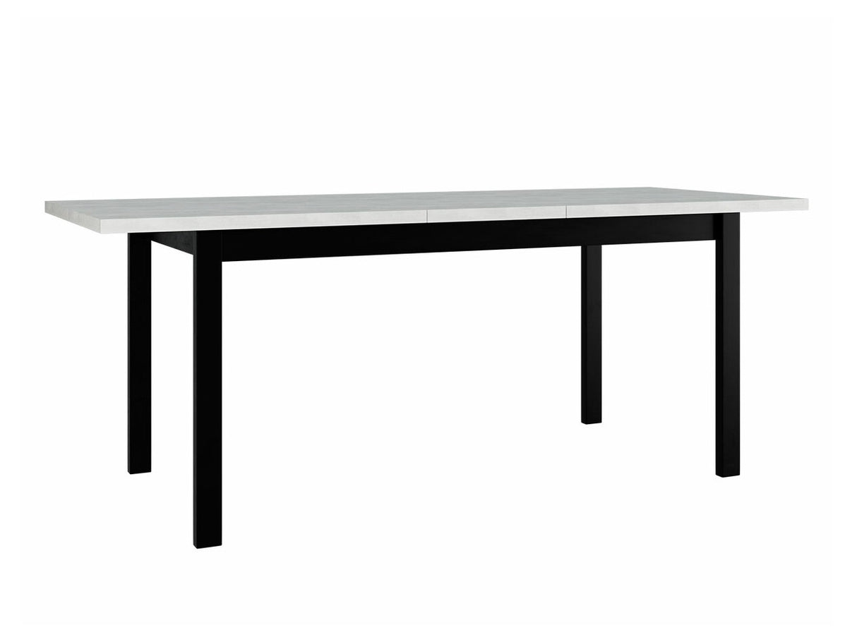 Asztal Alba 4 90 x 160/200 (Diesel 90 x 160/200 4), Munkalap színe: Grandson tölgy, Lábak színe: Fehér