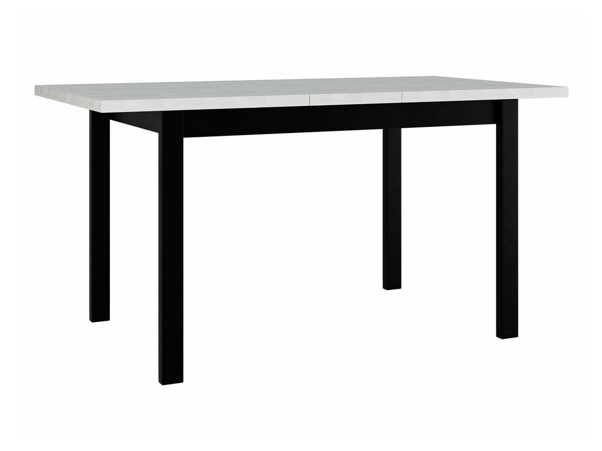 Asztal Alba 1 80 x 120/150 (Diesel 1), Munkalap színe: Sonoma tölgy, Lábak színe: Fekete