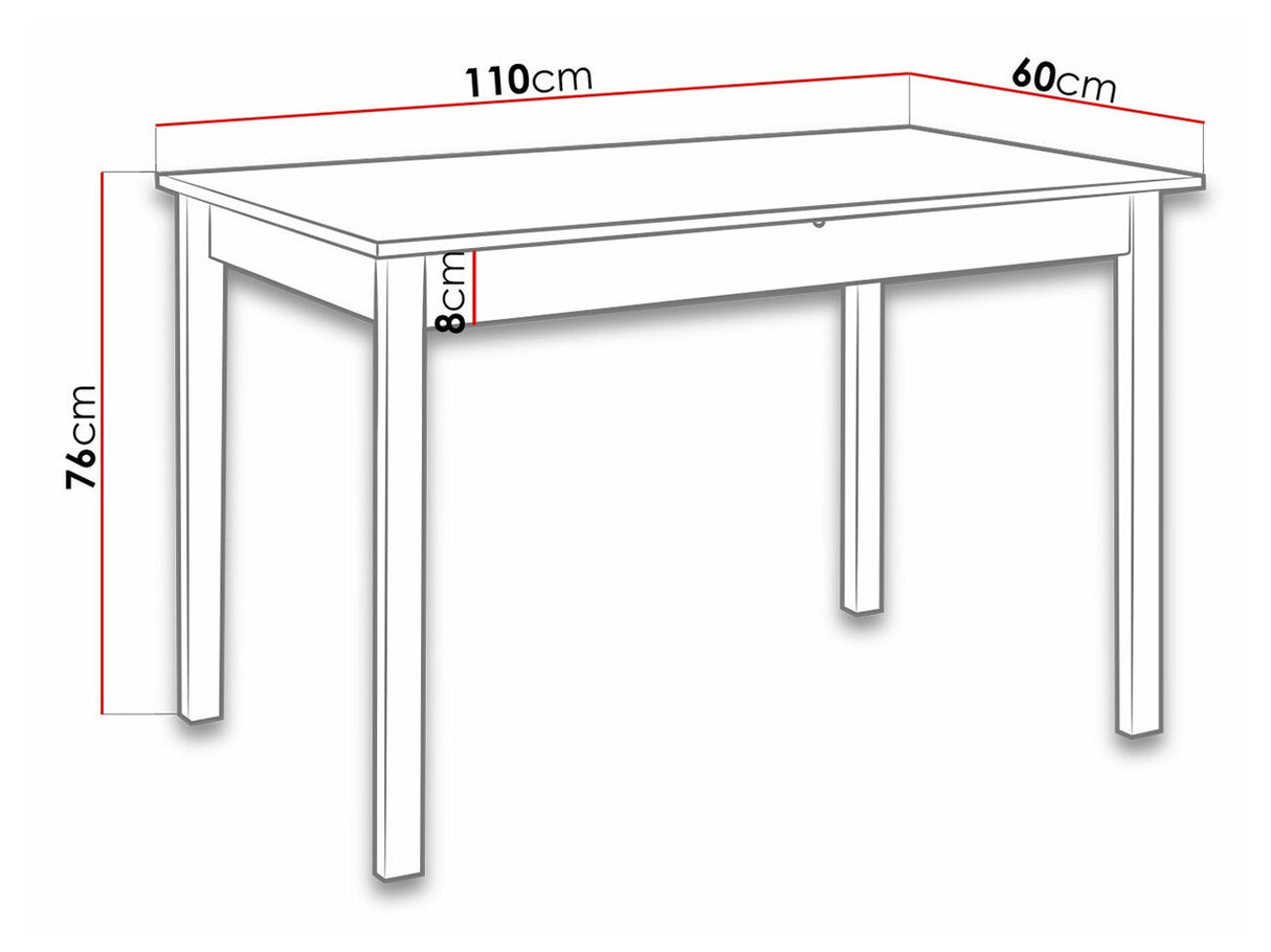 Asztal MAX 2 (Eliot 2), Szín: Dió