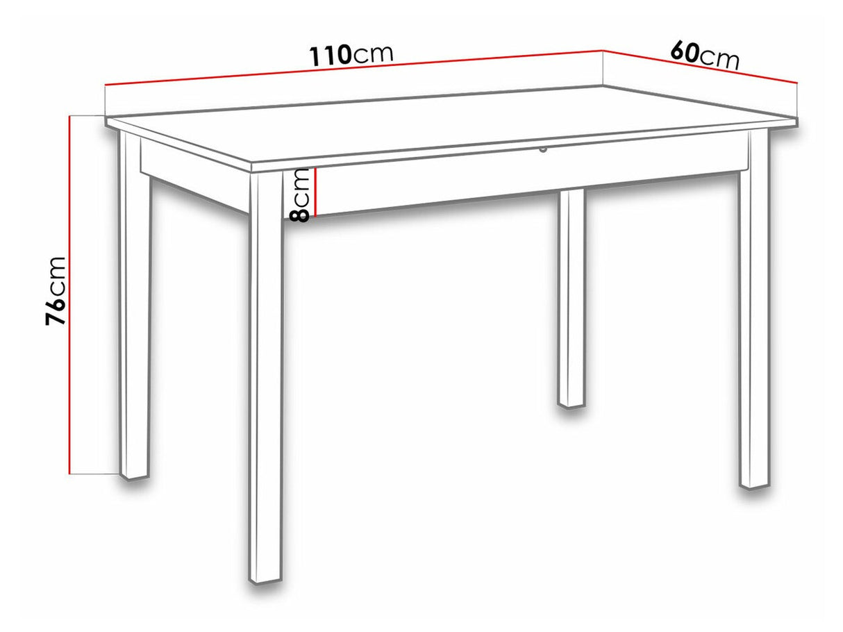Asztal MAX 2 (Eliot 2), Szín: Sonoma tölgy