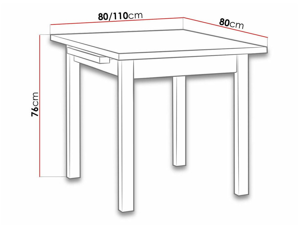 Asztal Max 7 (Eliot 7), Fa színe: Sonoma tölgy