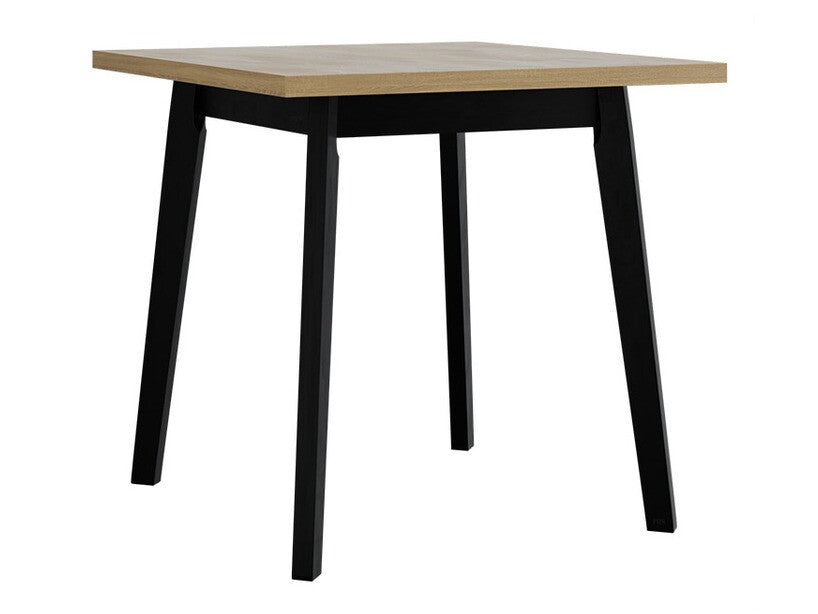 Asztal Oslo 1 80 x 80 (Harry 1), Munkalap színe: Sonoma tölgy , Lábak színe: Fekete