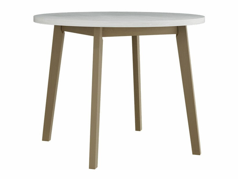 Asztal Oslo 3 100 (Harry 3), Munkalap színe: Fehér , Lábak színe: Sonoma tölgy