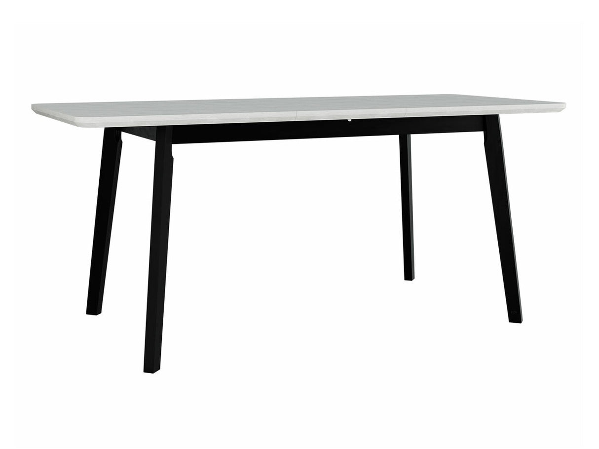 Asztal Oslo 7 80 x 140/180 (Harry 7), Munkalap színe: Fehér, Lábak színe: Sonoma tölgy