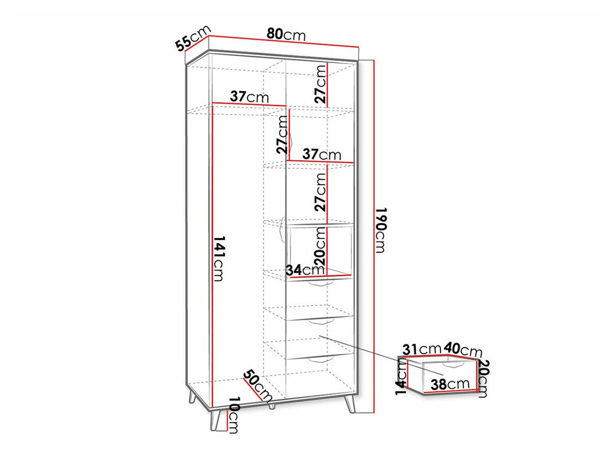 Gardróbszekrény Joker ZT02 (Ziturko)