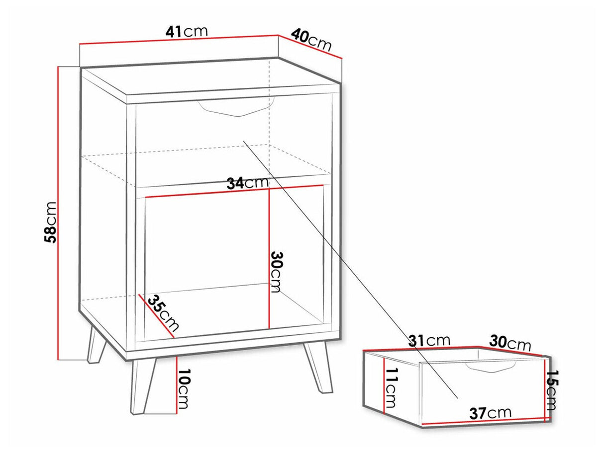 Éjjeliszekrény Joker ZT11 (Ziturko)