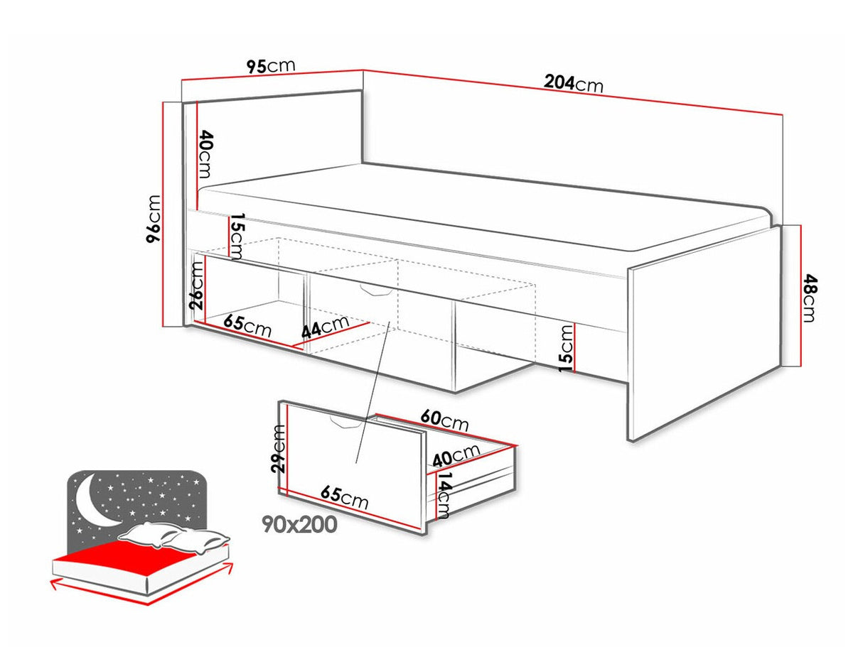 Ágy Joker ZT15 L/P (Ziturko)