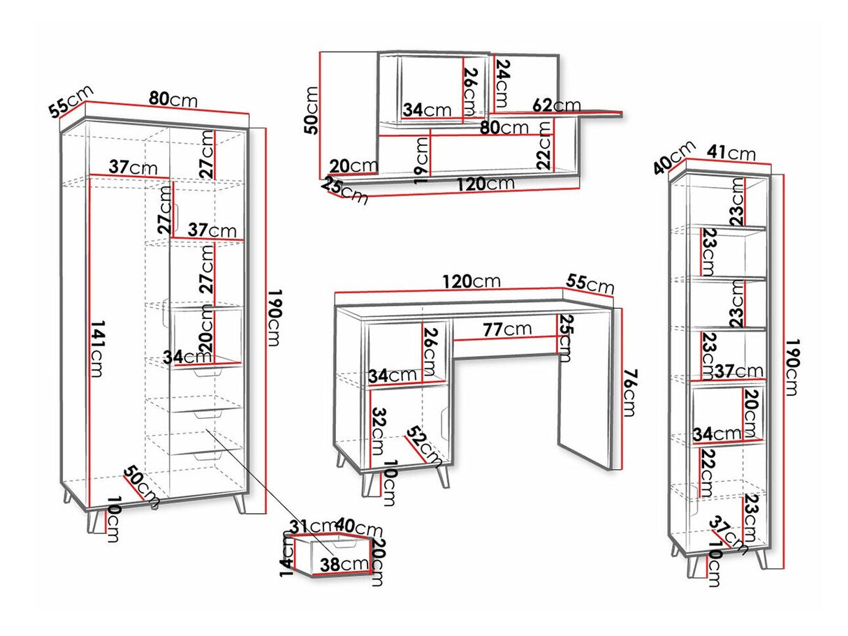 Gyerekszoba garnitúra Joker VI (Ziturko)