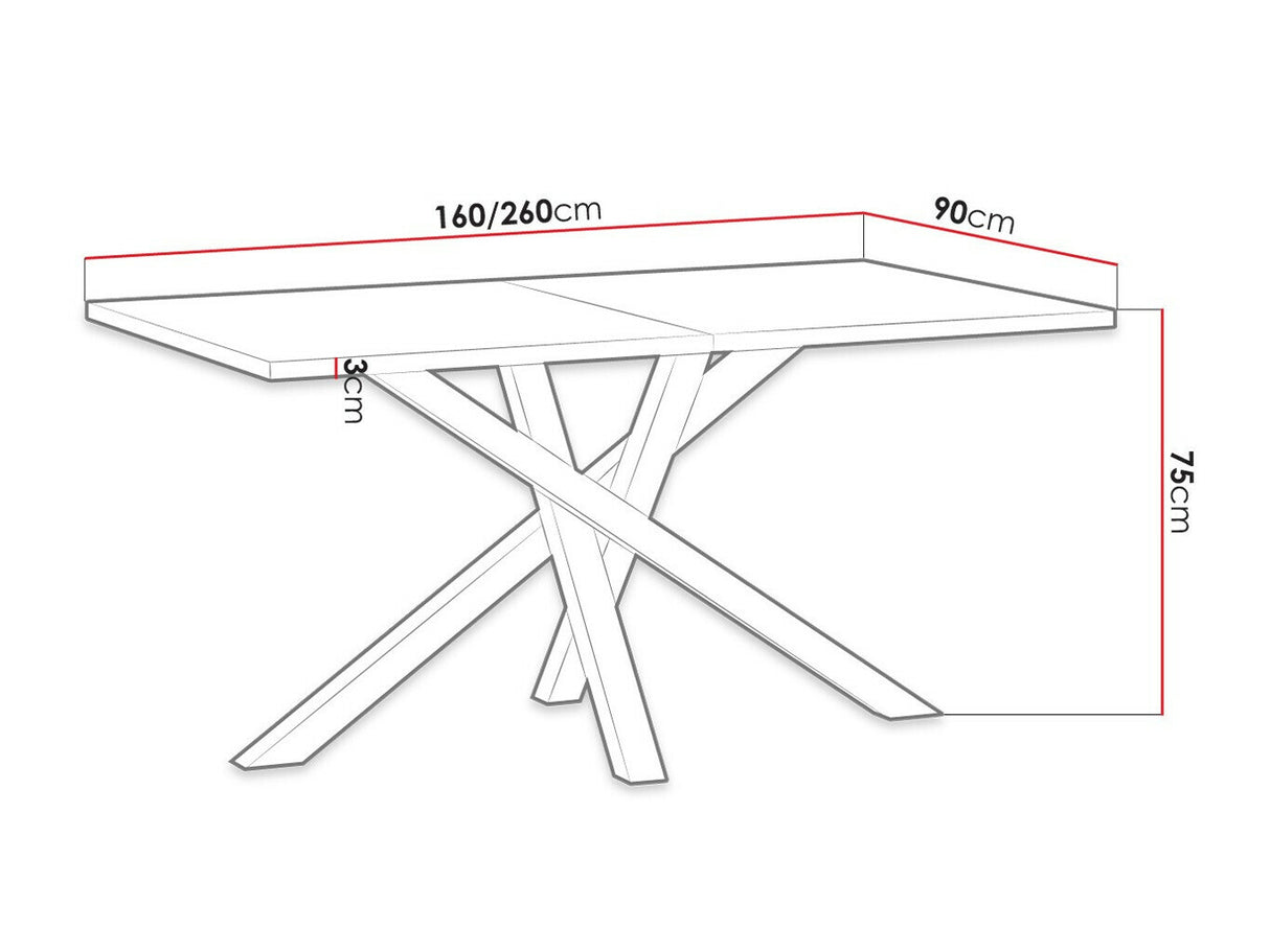 Asztal CALI (Sigeren)