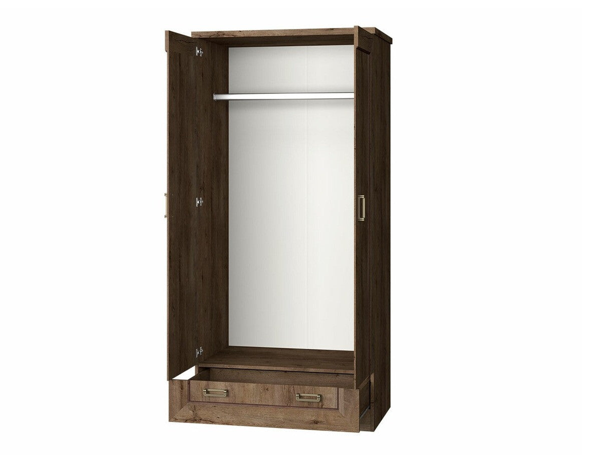 Gardróbszekrény Tadeusz T-7 (Nemris N7), Szín: Lefkas tölgy