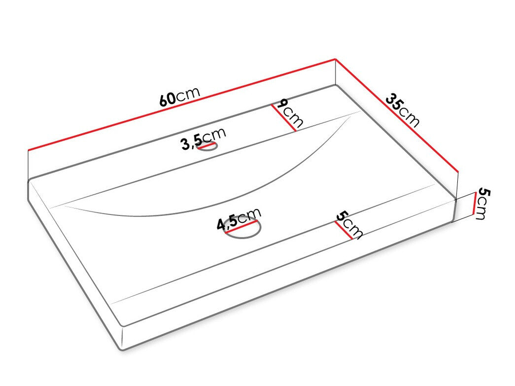 Fürdőszoba garnitúra Meble łazienkowe NEXSO VI, Szín: Fehér