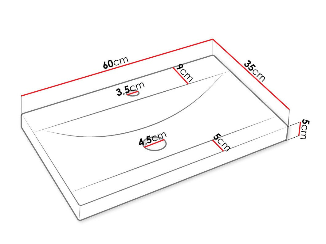 Fürdőszoba garnitúra Meble łazienkowe NEXSO IX (Najrip), Szín: Fehér