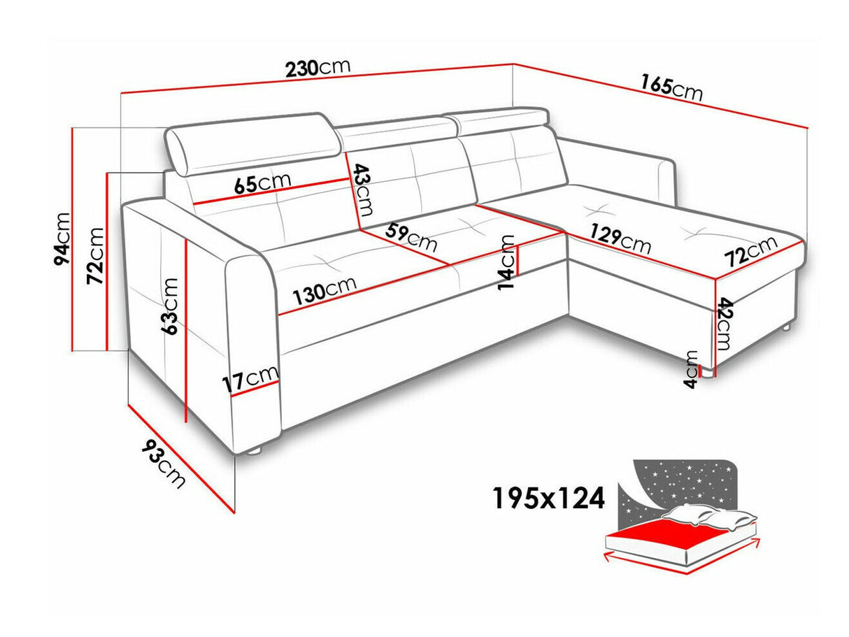 Sarokkanapé Narożnik ESPANA (Spain)