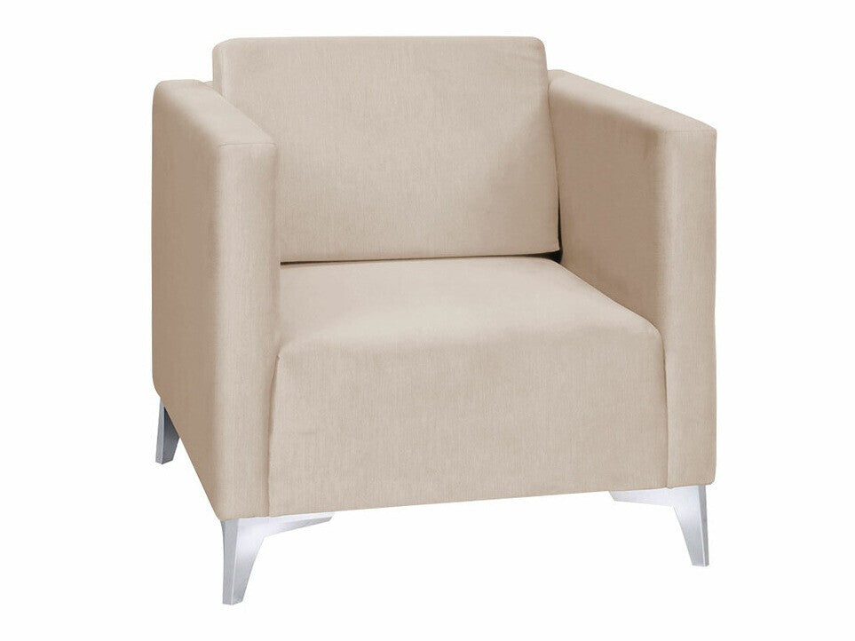 Fotel SZAFIR 1 (Denim 1), Szín: Solo 251, Lábak színe: Fényes szürke