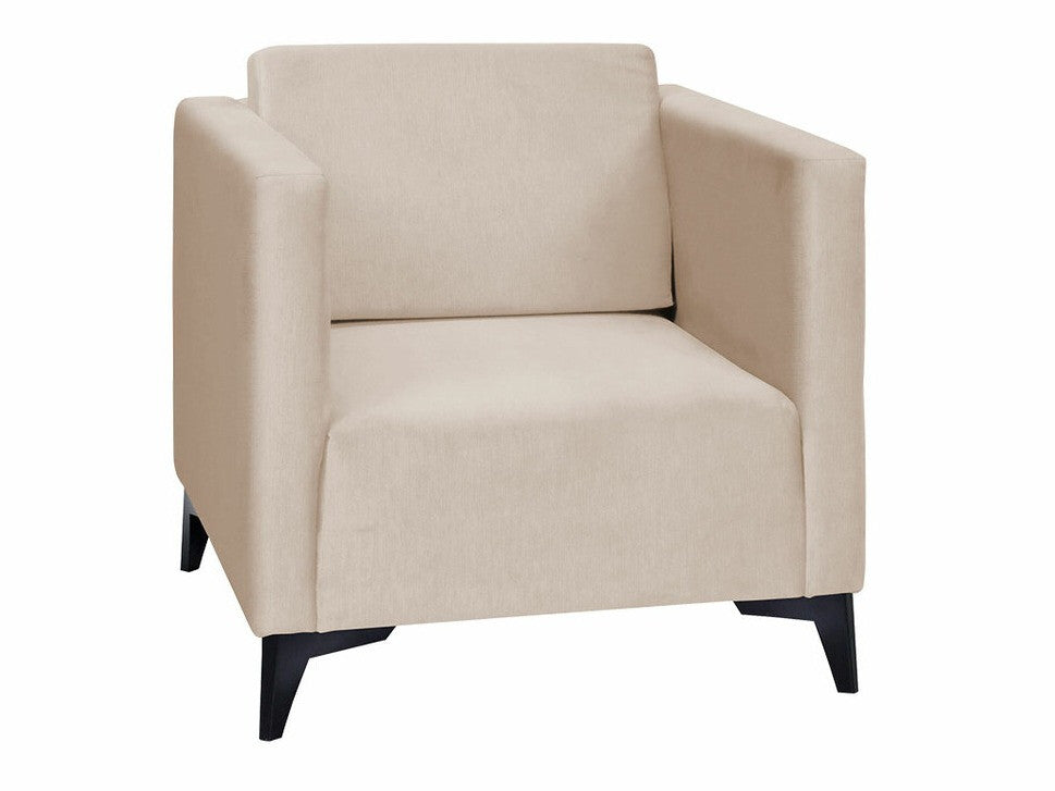 Fotel SZAFIR 1 (Denim 1), Szín: Solo 251, Lábak színe: Fényes fekete