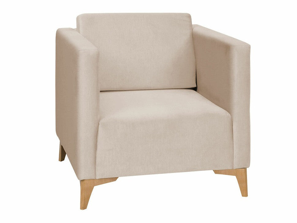 Fotel SZAFIR 1 (Denim 1), Szín: Solo 251, Lábak színe: Tölgy