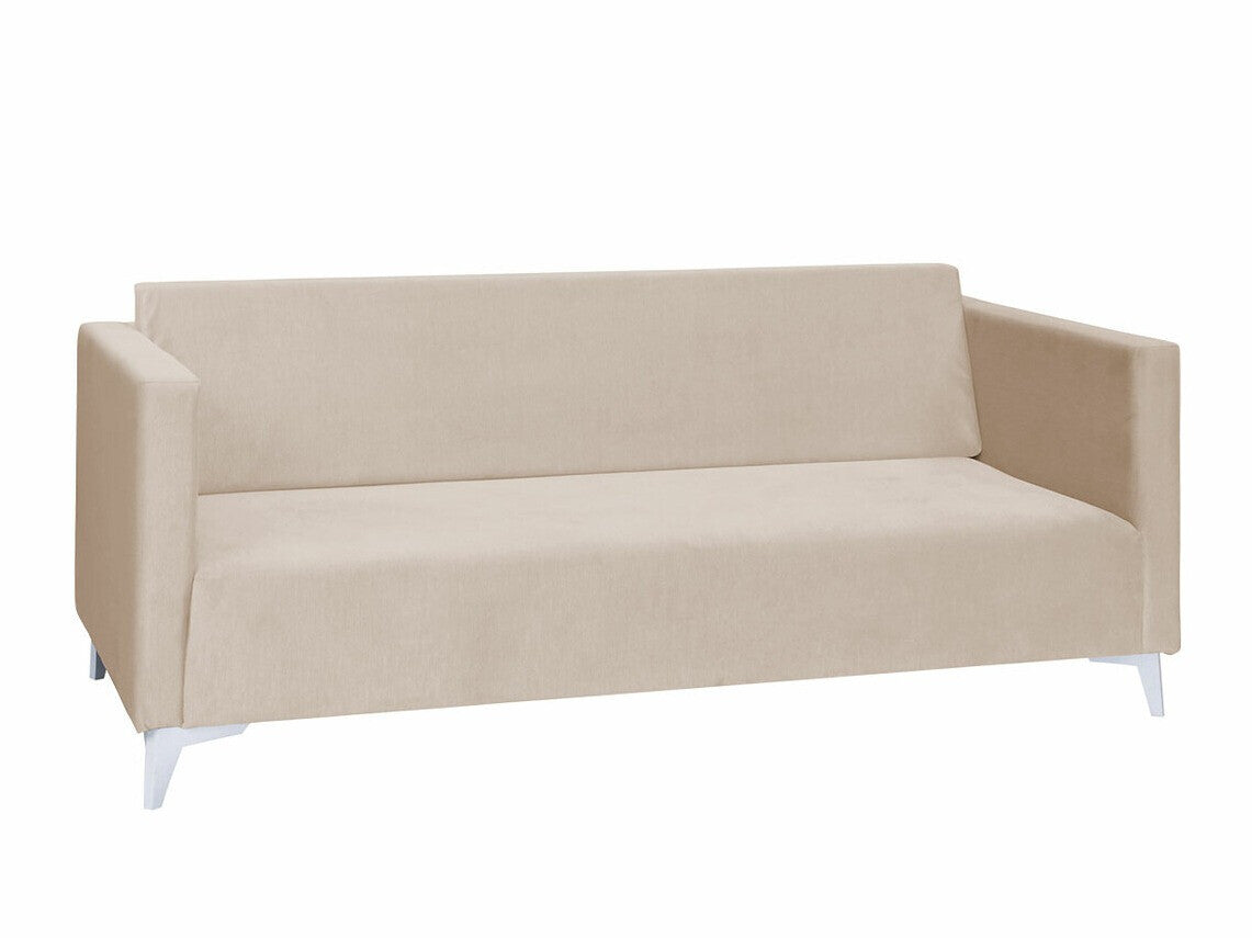 Kanapé SZAFIR 3 (Denim 3), Szín: Solo 251, Lábak színe: Fényes fehér