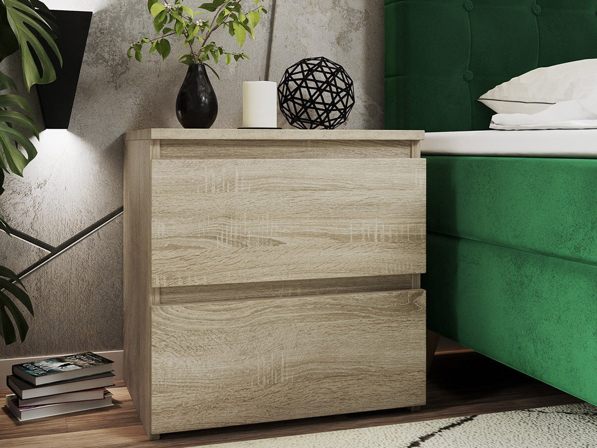 Éjjeliszekrény MALWA M2 (Osko OK2), Szín: Sonoma tölgy