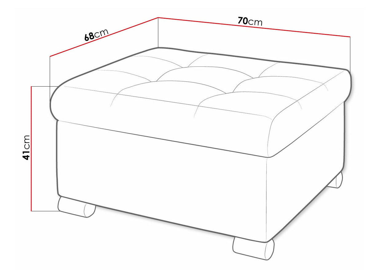 Puff Niko M (Tony), Szín: Magic Velvet 2219