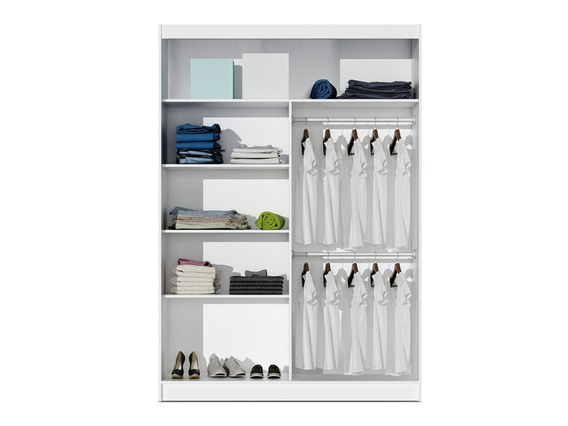 Gardróbszekrény Szafa DAKOTA 160 Biały / Lustro
