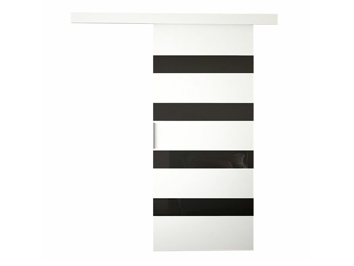 Tolóajtók Drzwi przesuwne LEO V + samodomykacz, Szín: Fehér + Fekete