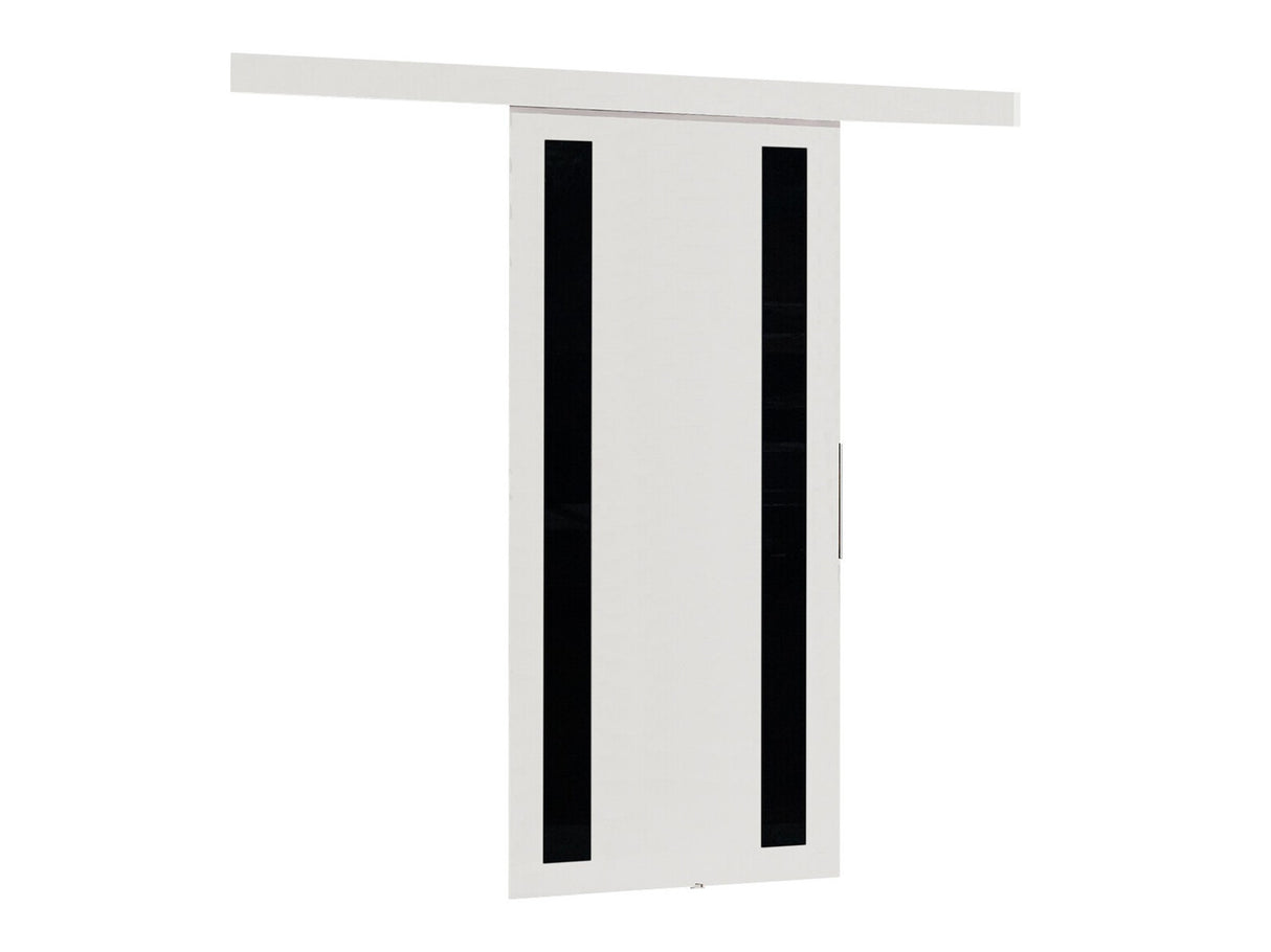 Tolóajtók Drzwi MALIBU WZORY M-6 80 + samodomykacz, Szín: Fehér + Fekete