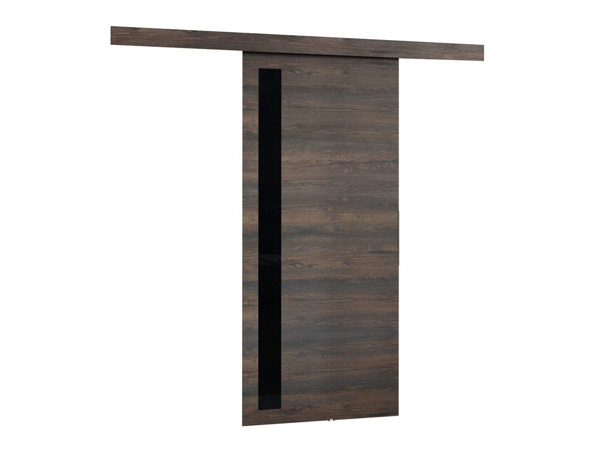 Tolóajtók Drzwi MALIBU WZORY M-5 80 + samodomykacz, Szín: Sötét kőris + Fekete