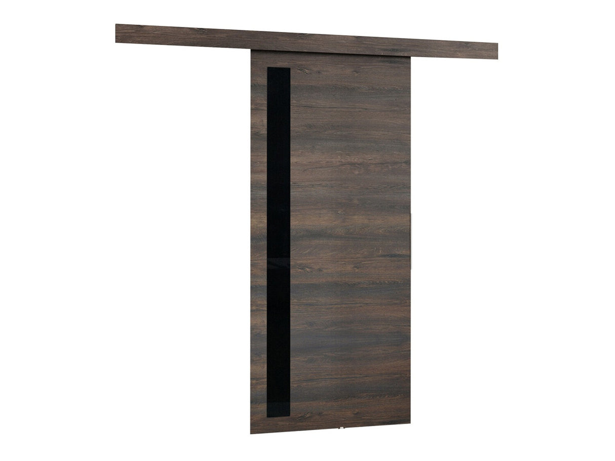 Tolóajtók Drzwi MALIBU WZORY M-5 100 + samodomykacz, Szín: Sötét kőris + Fekete