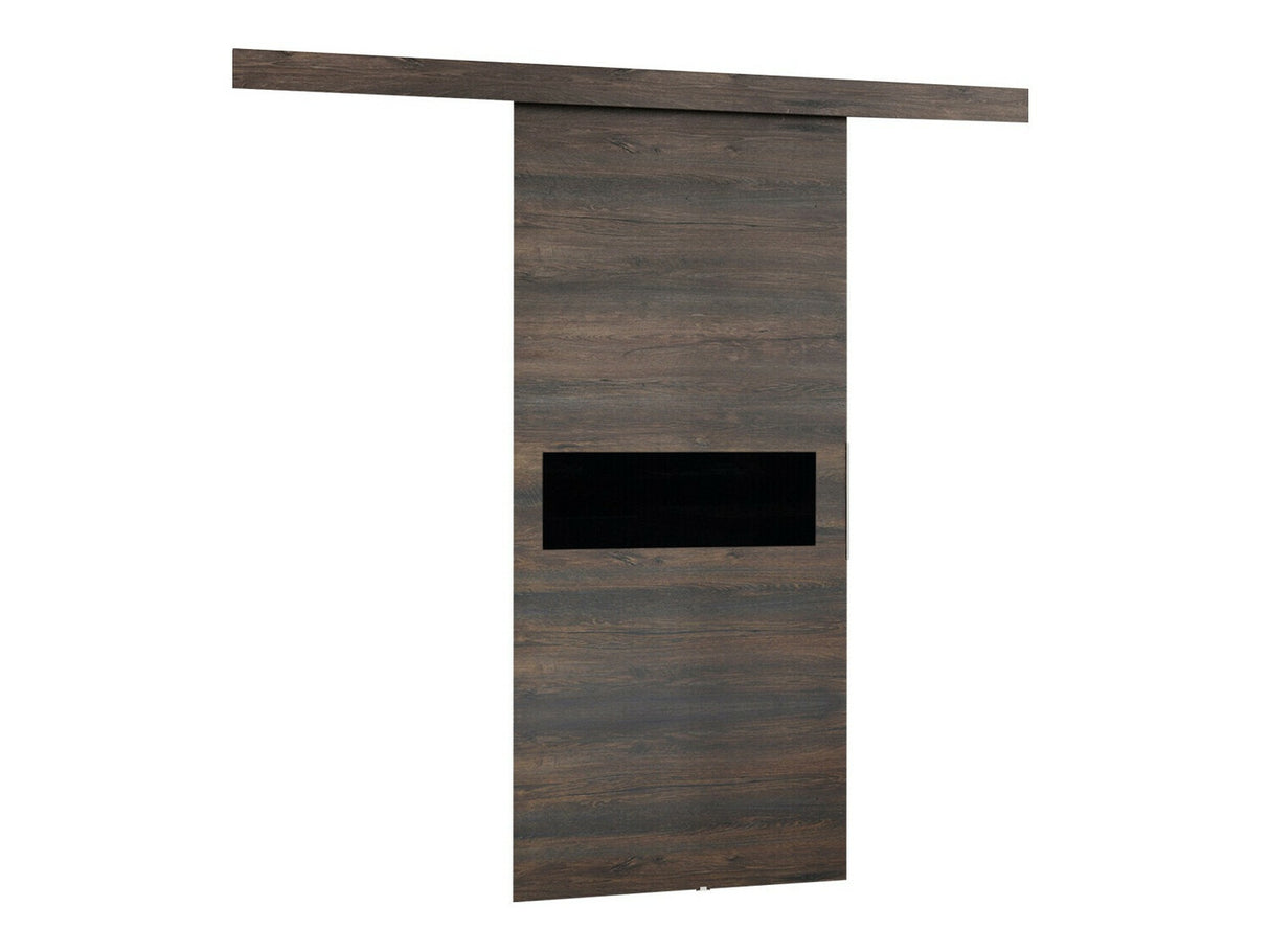 Tolóajtók Drzwi MALIBU WZORY M-4 80 + samodomykacz, Szín: Sötét kőris + Fekete