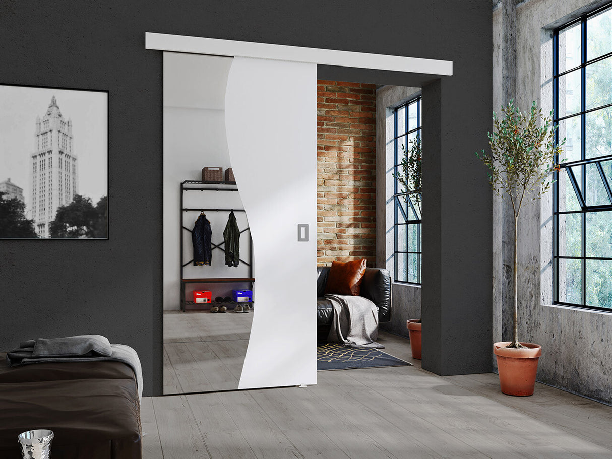 Tolóajtók Drzwi FALA 100 + samodomykacz, Szín: Fehér