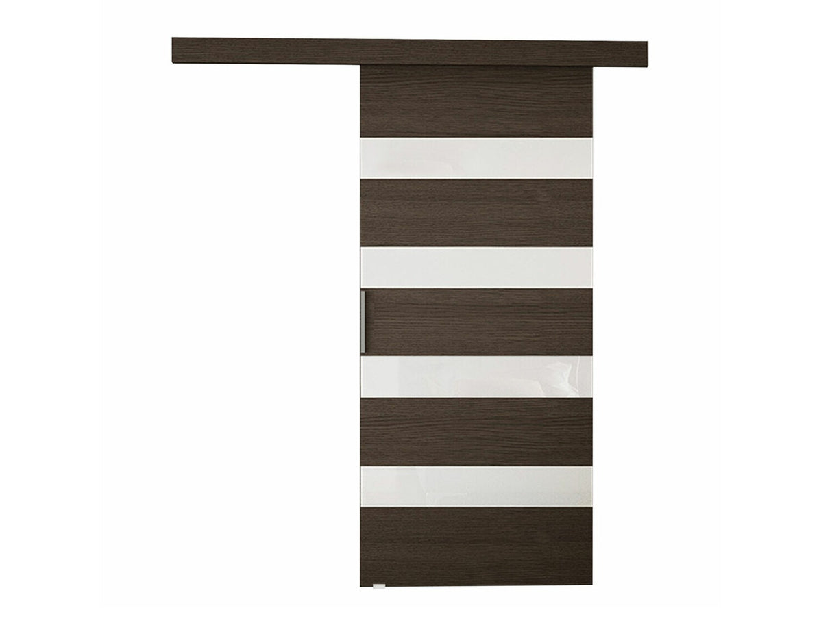 Tolóajtók Drzwi przesuwne RUBI V + samodomykacz, Szín: Barna + Fehér