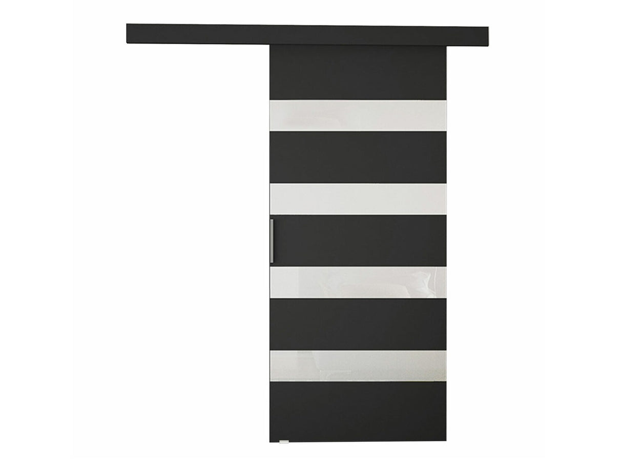 Tolóajtók Drzwi przesuwne RUBI V + samodomykacz, Szín: Fekete + Fehér