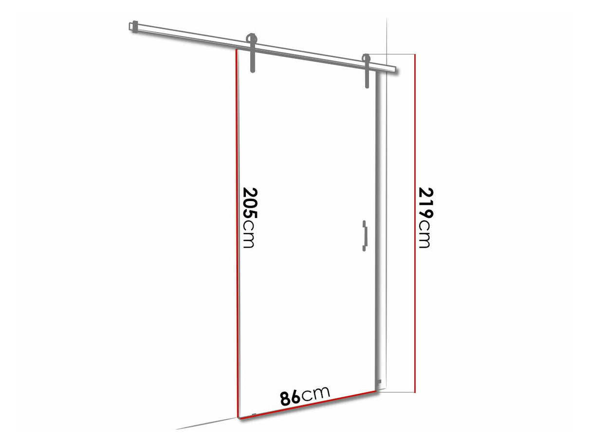 Tolóajtók Drzwi RETRO PLUS 80 + samodomykacz, Szín: Sötét kőris
