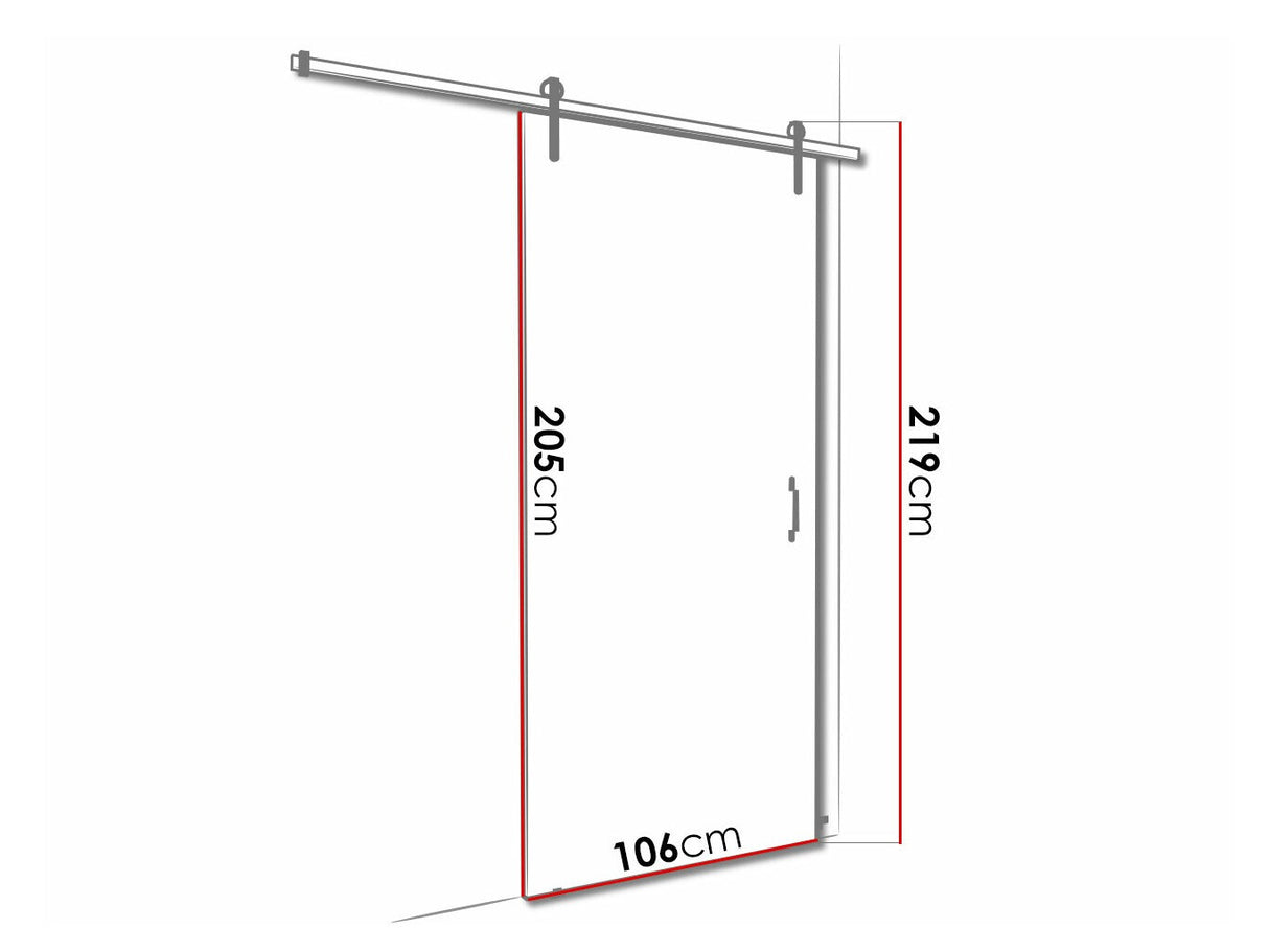 Tolóajtók Drzwi RETRO PLUS 100 + samodomykacz, Szín: Fehér