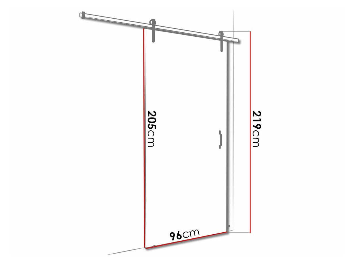Tolóajtók Drzwi RETRO 4 90 + samodomykacz, Szín: Fehér + Fekete