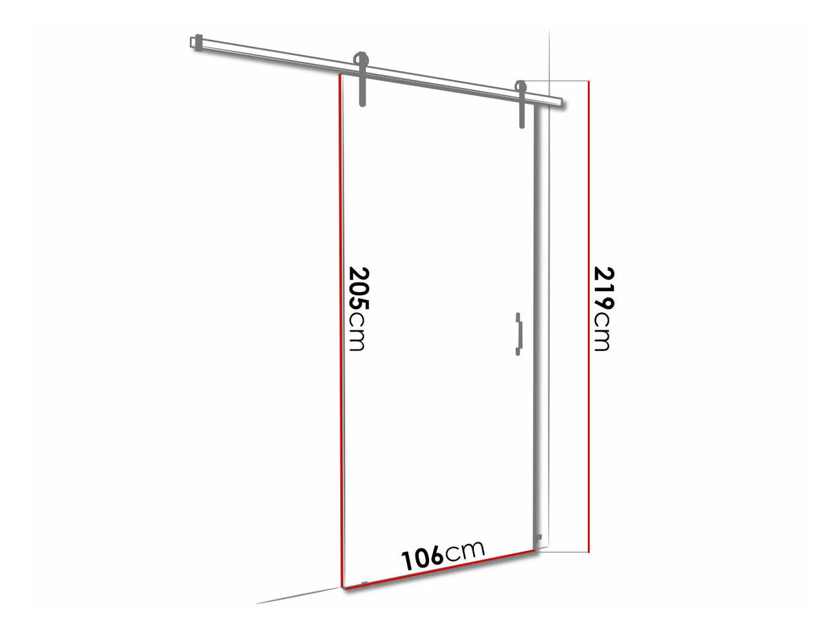 Tolóajtók Drzwi RETRO 4 100 + samodomykacz, Szín: Antracit + Fekete