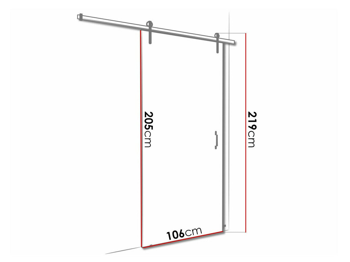 Tolóajtók Drzwi RETRO 2 100 + samodomykacz (Roko II), Szín: Antracit + Fekete