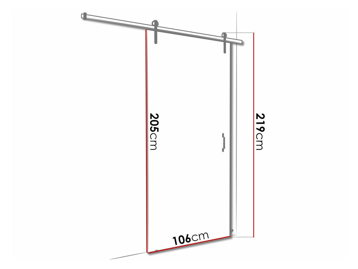 Tolóajtók Drzwi RETRO 100 + samodomykacz, Szín: Sonoma tölgy