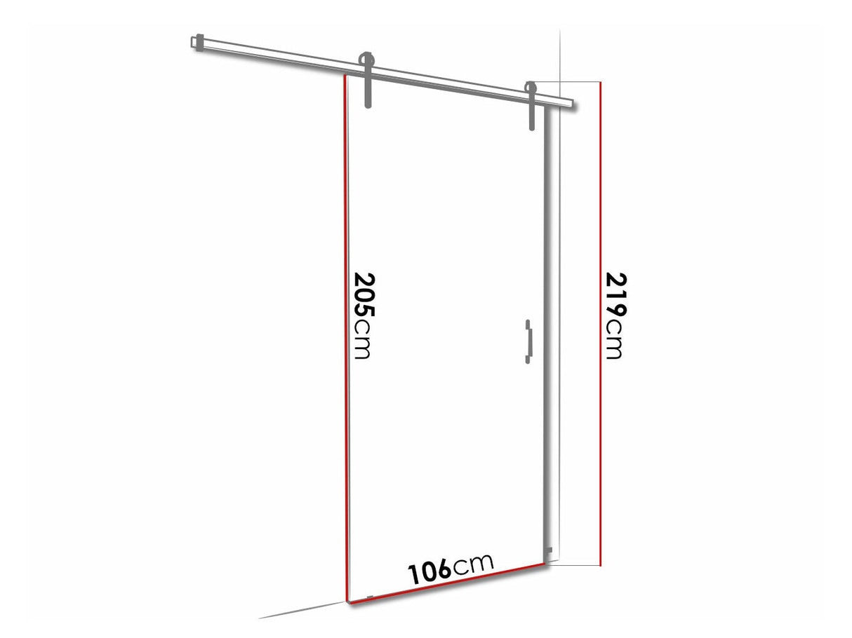 Tolóajtók Drzwi RETRO 100 + samodomykacz, Szín: Sötét kőris