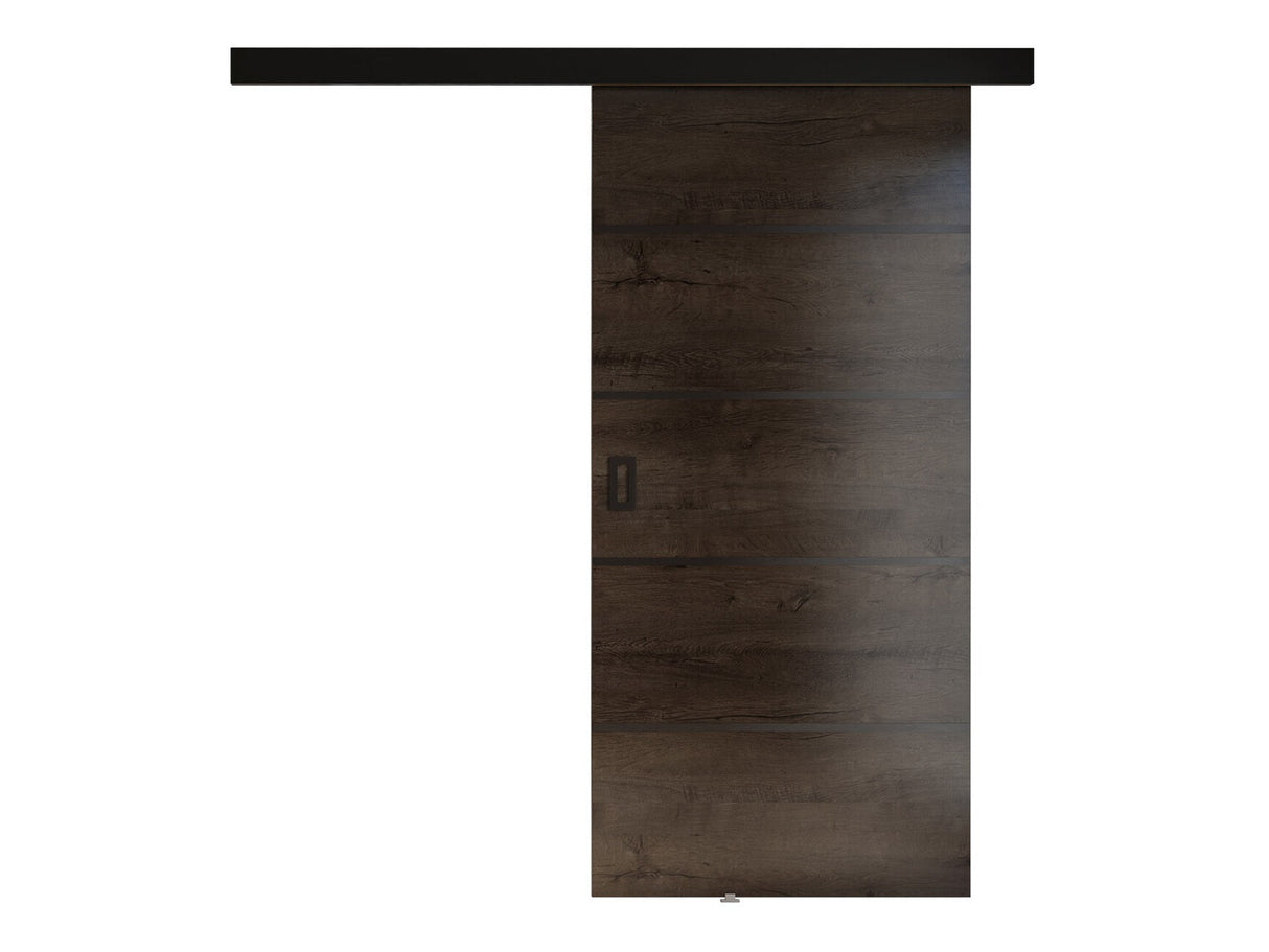 Tolóajtók Drzwi WERDI PLUS 90 + samodomykacz, Szín: Sötét kőris