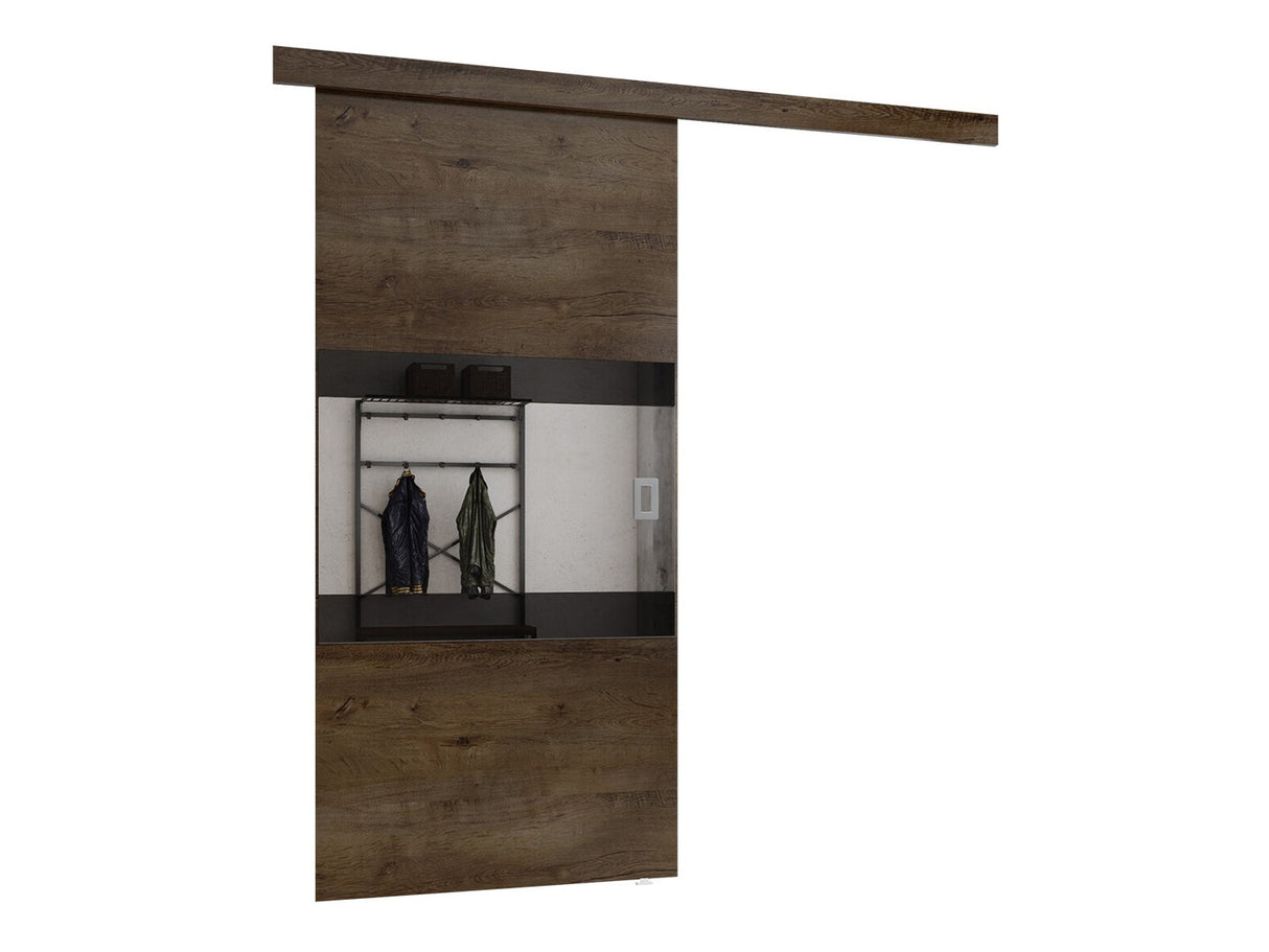 Tolóajtók Drzwi LUMBA 80 + samodomykacz, Szín: Sötét kőris + Fekete