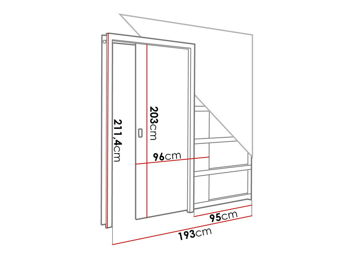 Tolóajtók Drzwi w kasecie EVO 90 (drz+kas+oście), Szín: Sötét kőris