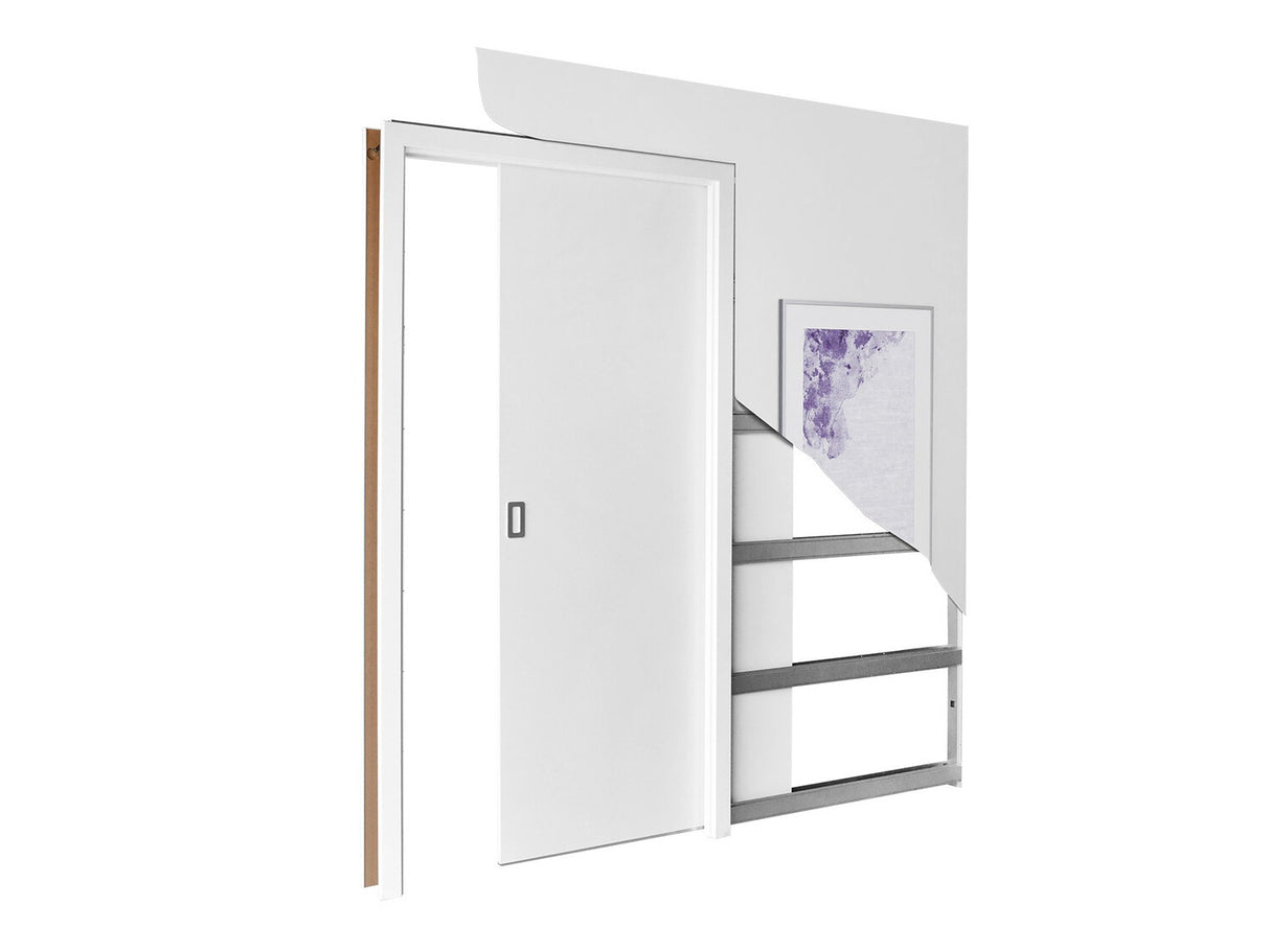 Tolóajtók Drzwi w kasecie EVO 100 (drz+kas+oście) (Monstera), Szín: Fehér