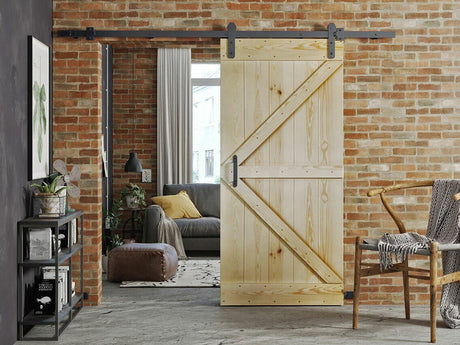 Tolóajtók Drzwi GREEN 100 z samodomykaczem Lita sosna 5903211100826