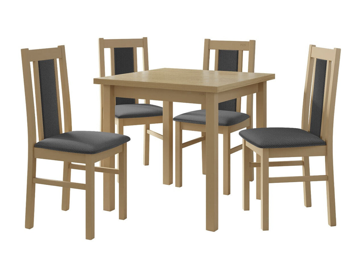 Étkezőgarnitúra 05 (MAX 9 + BOS 14), Fa színe: Sonoma tölgy, Kárpit: Kronos 22