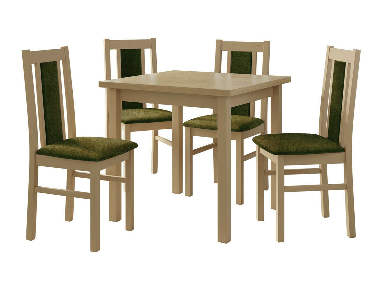 Étkezőgarnitúra 05 (MAX 9 + BOS 14), Fa színe: Sonoma tölgy, Kárpit: Zetta 297